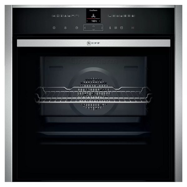 Neff B57VR22N0B Built-In Single Oven with Pyrolytic Walls - Stainless Steel