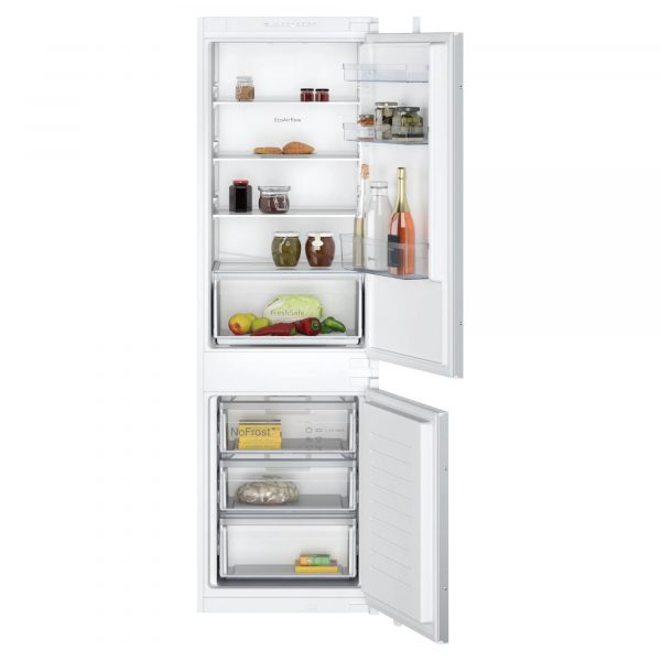 Neff N 30 KI7861SF0G Built-In No Frost Sliding Hinge Fridge-Freezer