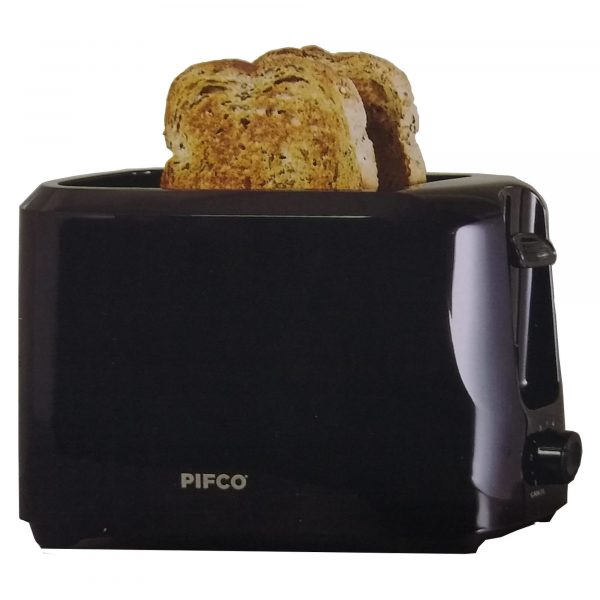 PIFCO 204684 2 Slice Toaster with 6 Browning Levels - Black