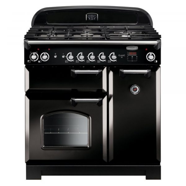 Rangemaster Classic CLA90DFFBLC 900mm Dual Fuel Range Cooker