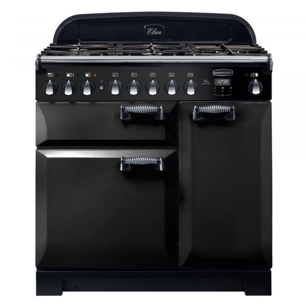 Rangemaster ELA90DFFBL Dual Fuel Range Cooker