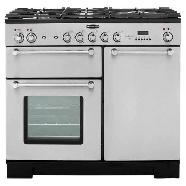 Rangemaster Kitchener KCH100DFFSSC 100cm Dual Fuel Range Cooker