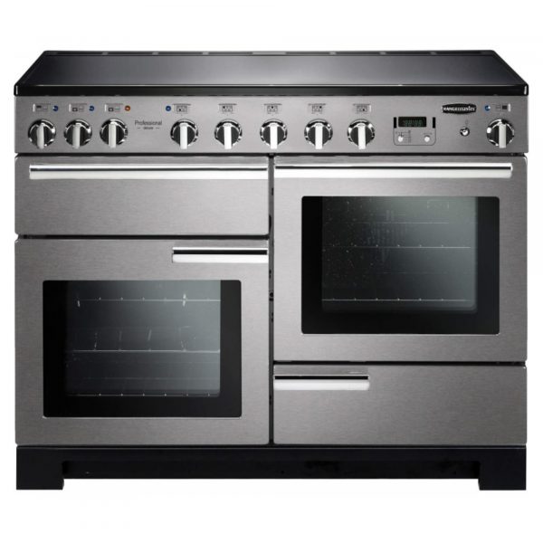 Rangemaster Professional Deluxe PDL110EISSC Electric Range Cooker with Induction Hob