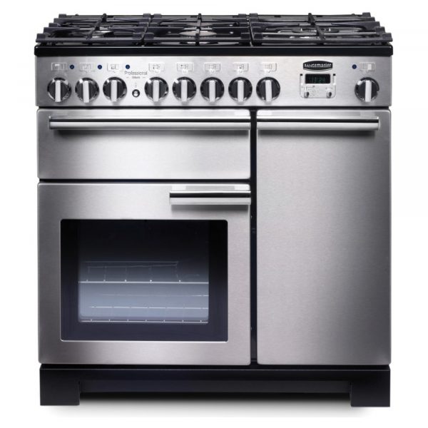 Rangemaster Professional Deluxe PDL90DFFSSC Dual Fuel Range Cooker