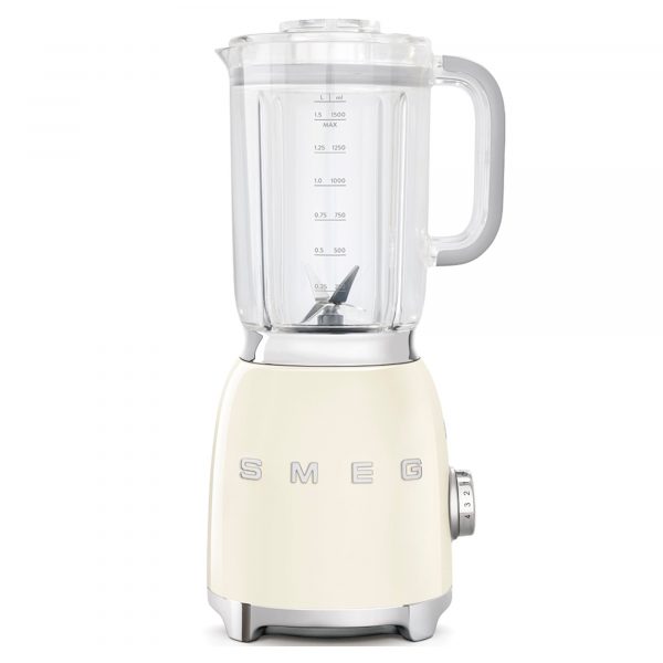 Smeg BLF01CRUK 1.5l Iconic Retro 50s Design Jug Blender - Cream