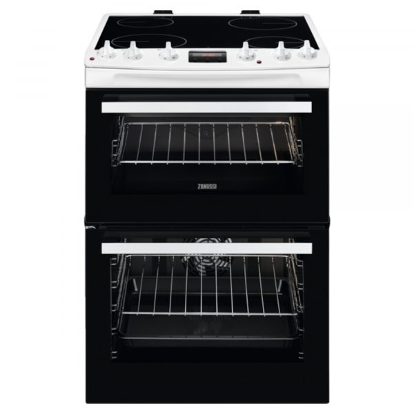 Zanussi ZCV66250WA Electric Cooker with Ceramic Hob